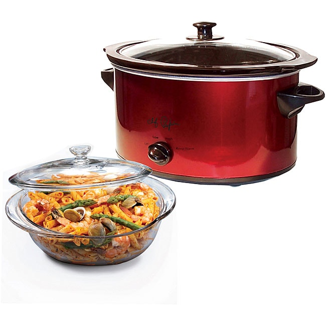 6-Quart Slow Cooker (Red Metallic), Nesco