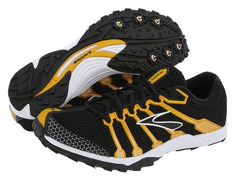 Brooks Mach 9 Spike Black/Nova Gold Shoes  