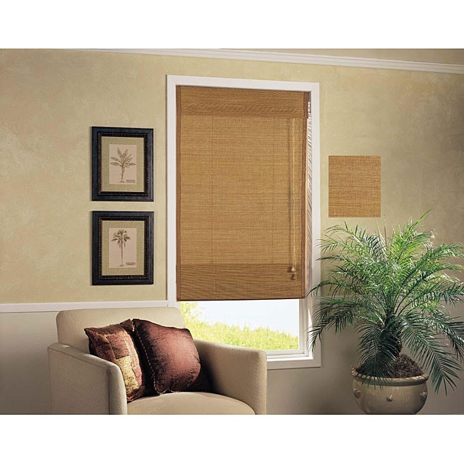 Tonga Bamboo Roman Shade (20 in. x 72 in.)  