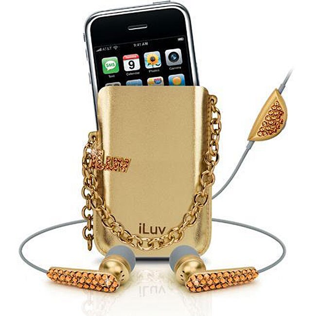 Shop iLuv Crystal In-ear Earphones/ Holster Case for
