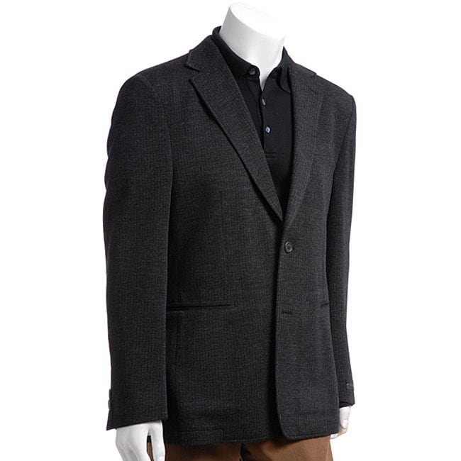 Radley Mens Wool Knit Charcoal Grey Blazer  