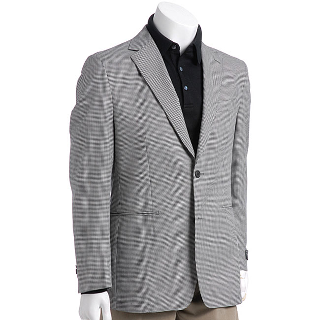 Radley Men's Black/ White Houndstooth Blazer - Free Shipping Today ...