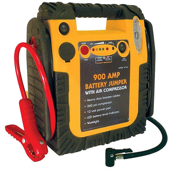 Automobile 900-amp Battery Jumper with Air Compressor - Overstock ...