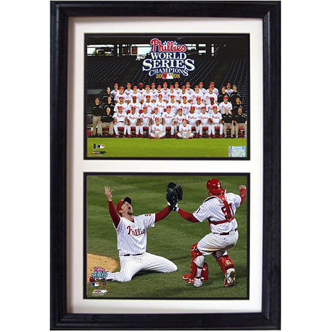 Phillies 2008 World Series Framed Double Photo