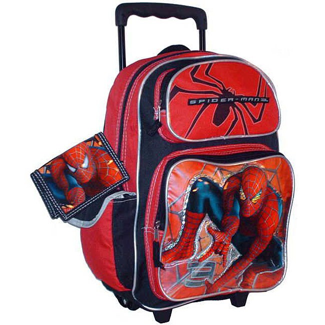 spider man rolling backpack