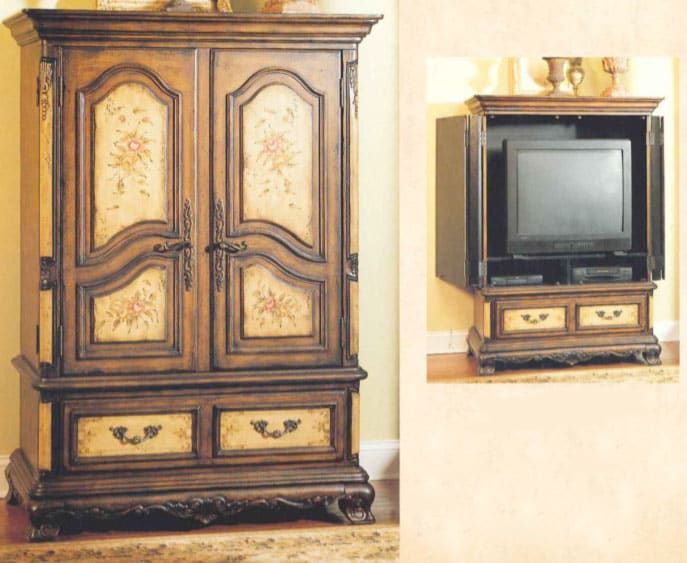   Continents French Provincial Entertainment Center  