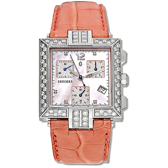 Concord La Scala Womens Diamond Quartz Watch 