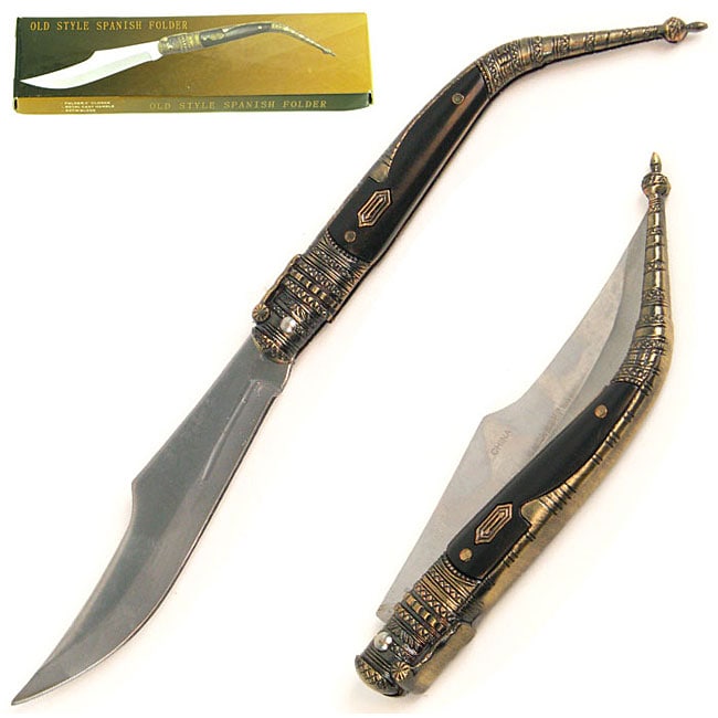 Old World Style Spanish Tactical Pocket Knife  