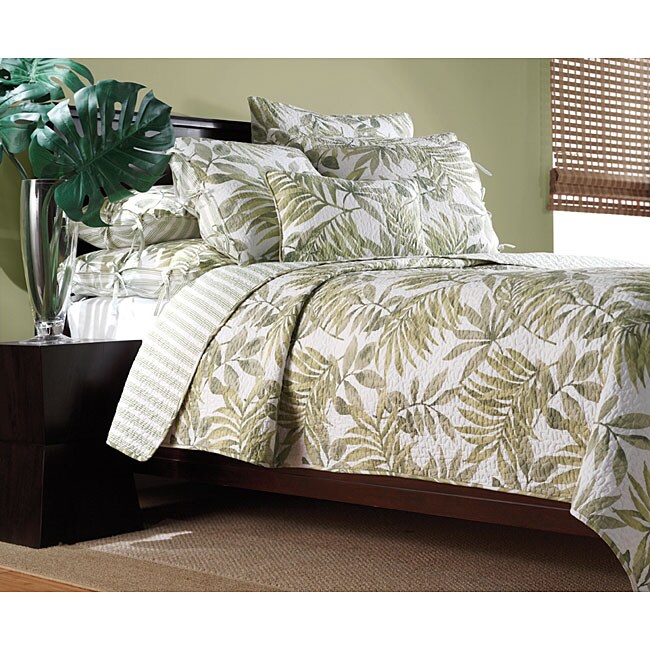 Tropical Leaves Quilt Set Free Shipping Today 11720479