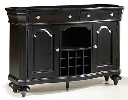 Broyhill Addison Black Wood Sideboard  