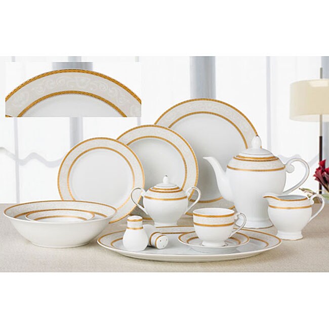 Lorenzo Amelia 57 piece Dinnerware Set  