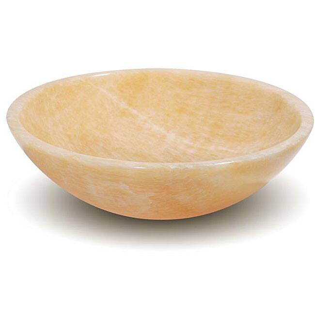 Dreamline Stone Honey Onyx Vessel Sink