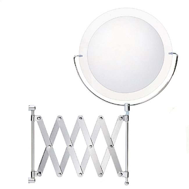 Danielle Globe Collection 6X Chrome Extension Mirror  