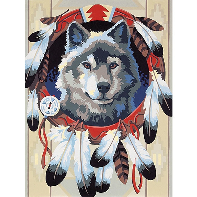 Majestic Wolf Paint By Numbers Kit Free Shipping On Orders Over 45 11727664