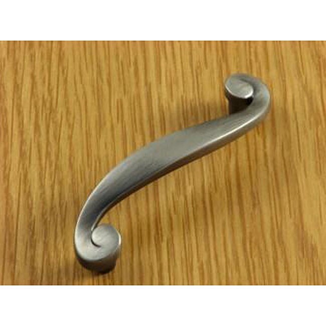 2.5 inch drawer pulls weathered silver oval