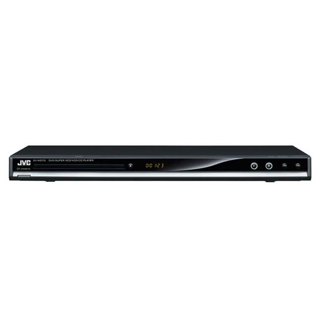 JVC XV N370B Ultra slim DVD Player (Refurbished)