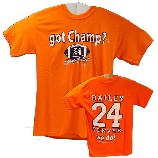 Champ Bailey Fan, This guy is wearing a Bailey jersey and s…