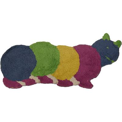 Magic Makeover Caterpillar-shaped Rug