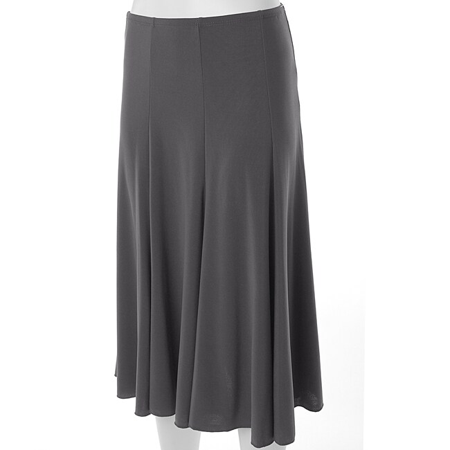 Adi Designs S Max Solid Elastic Waist Skirt  