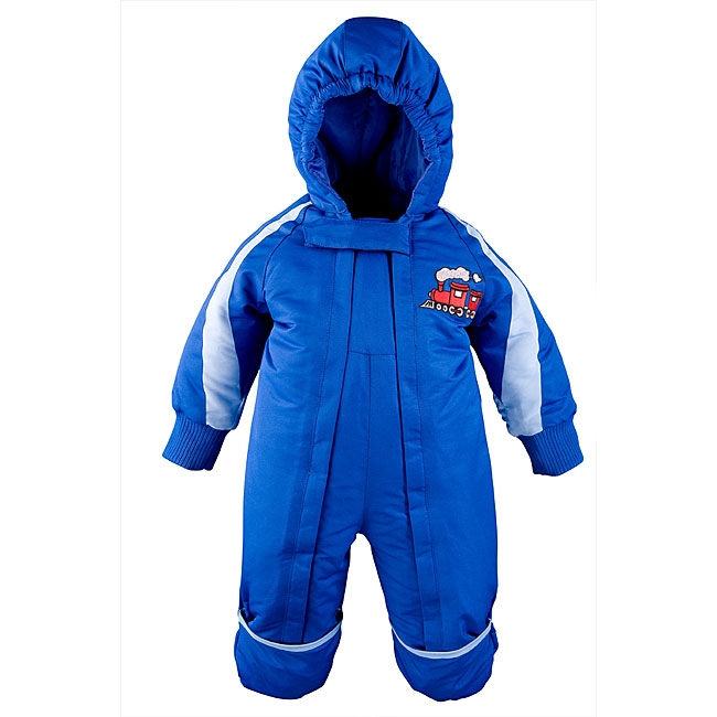 Toddler 18-month One-piece Blue Snowsuit - Overstock Shopping - Big ...