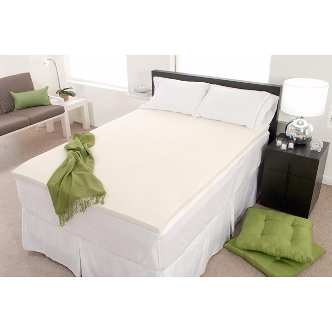 Comfort Dreams Highloft 4 inch Memory Foam Mattress Topper   