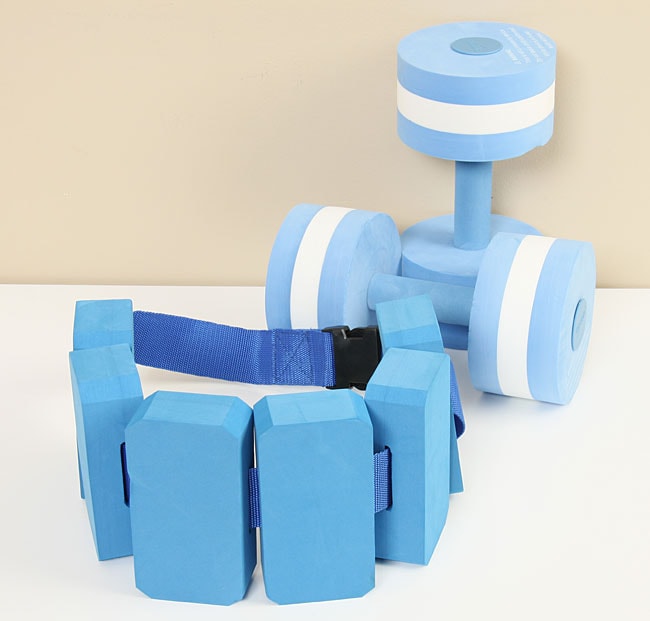 Speedo Blue Aqua Fitness Combo Set  