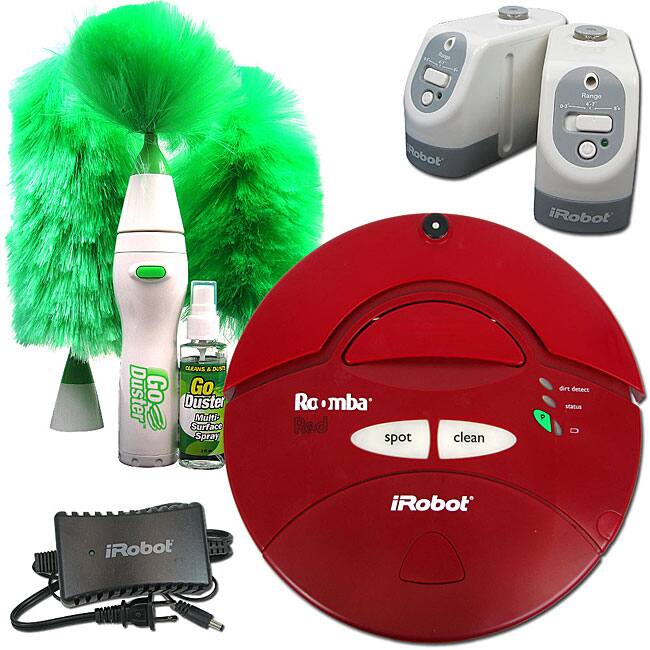 iRobot Roomba Red Vacuum Cleaner with Duster (Refurbished)
