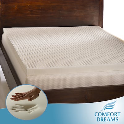 Comfort Dreams Ventilated 3-inch Queen/ King-size Memory Foam Mattress Topper