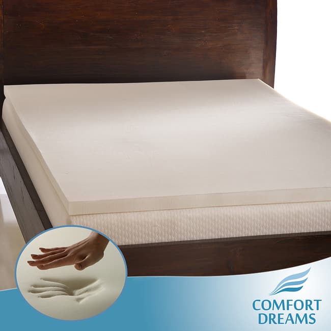 Comfort Dreams Ultra Soft 2-inch Memory Foam Mattress Topper