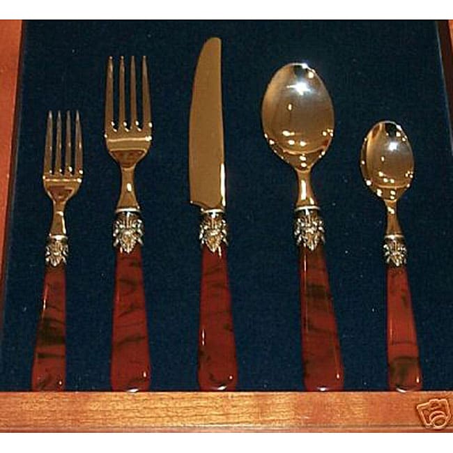 Barenthal Marbre Amber 20 piece Flatware Set