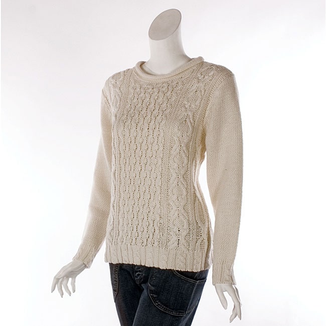 Carolyn Taylor Women's Hand-knit Sweater - Free Shipping On Orders Over ...