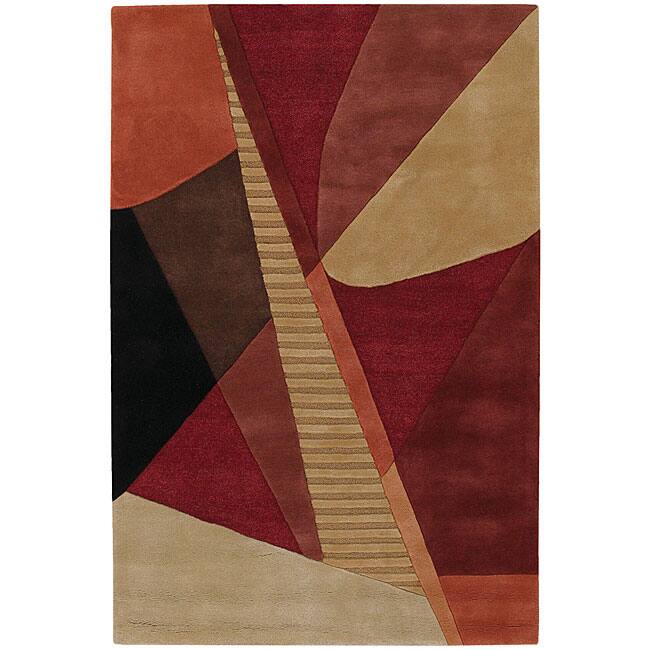 Hand-tufted Mandara Wool Rug (7'9 x 10'6)