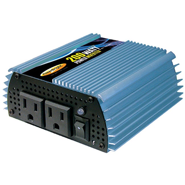 Power Bright 200 watt 12 volt DC to AC Power Inverter