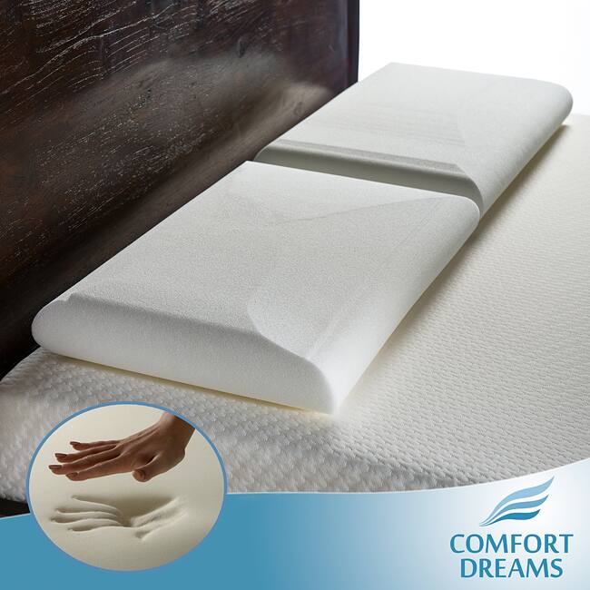 Comfort Dreams Plush Elite Feel Queen-size Memory Foam Pillows (Set of 2)