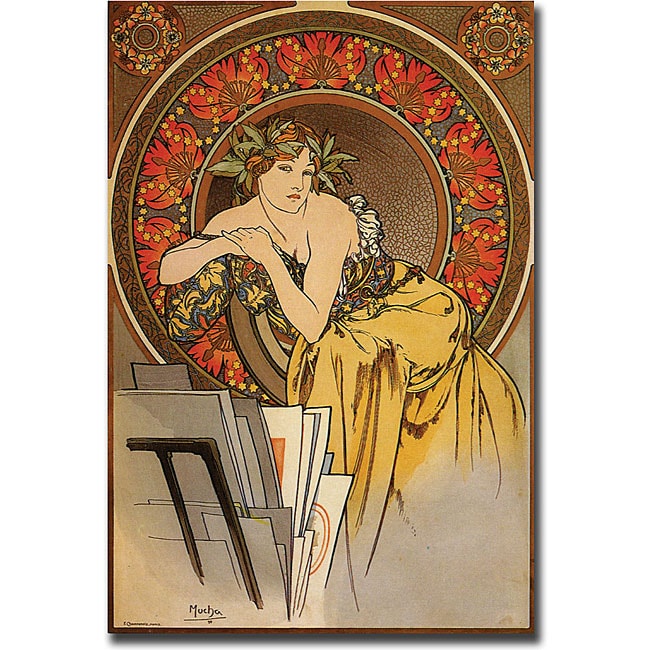 Alphonse Mucha Mucha Canvas Art  