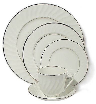 Towle Cascade 45 Pc Bone China Plat Trim Free Shipping Towle X27 Cascade 45 Pc Bone China Plat