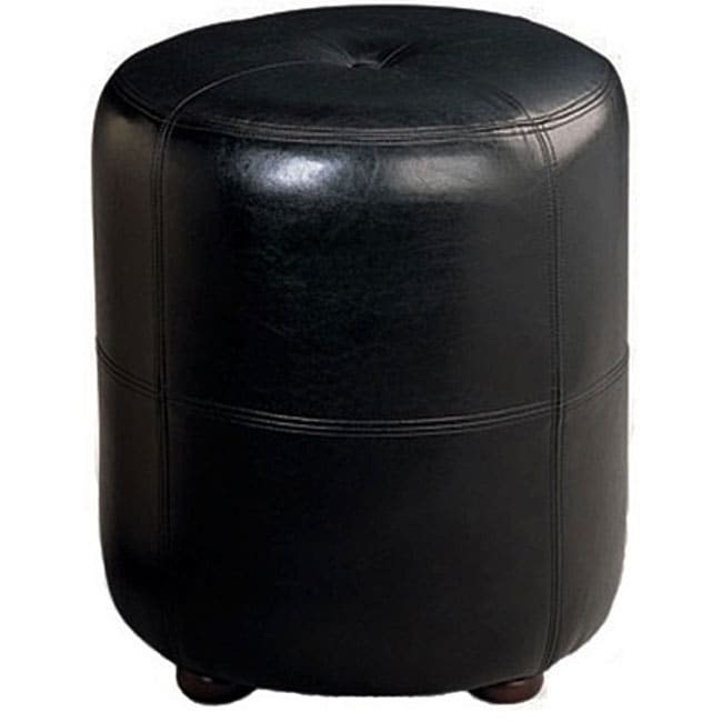 Round Black Foot Stool Ottoman Free Shipping Today