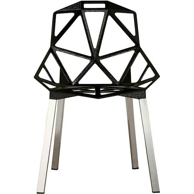 Williamina Aluminum Chair - Black