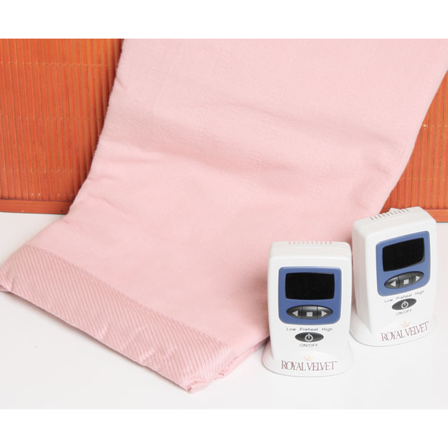 Royal Velvet Pink Warming Electric Blanket Free Shipping Today 11889763