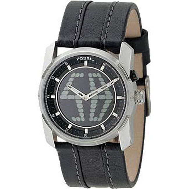 fossil digital watch mens