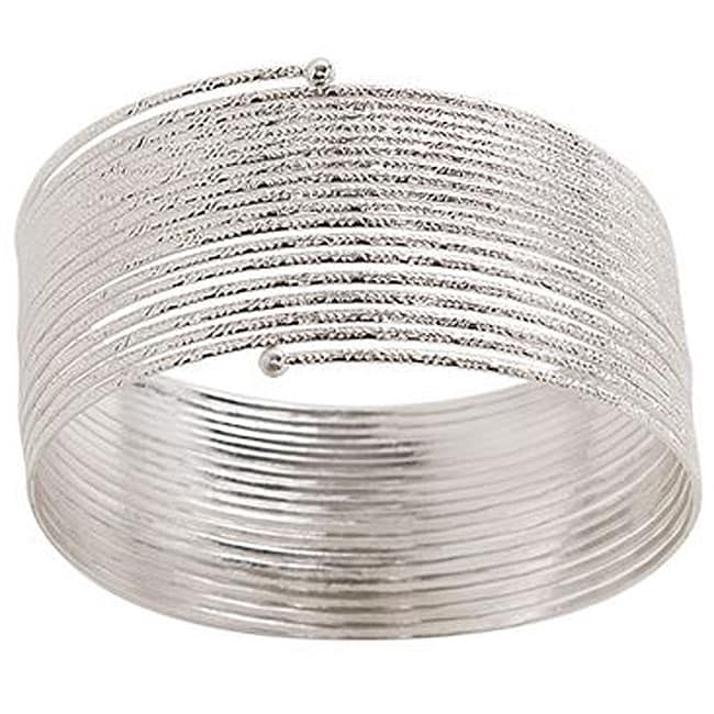 Silvertone Slinky Bracelet  