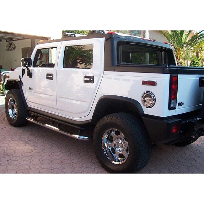Hummer H2 200308 Stainless Steel Side Step Nerf Bars Free Shipping