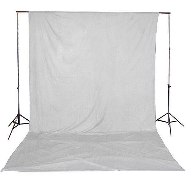 Lumiere L.A. 10x20 foot White Muslin Backdrop  