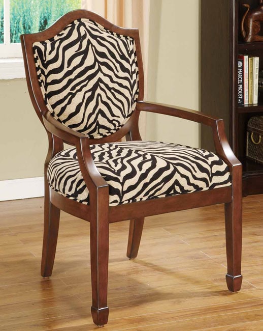 Zebra Safari Crest Chair  