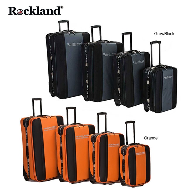 Rockland Polo Equipment 4 piece Luggage Set  