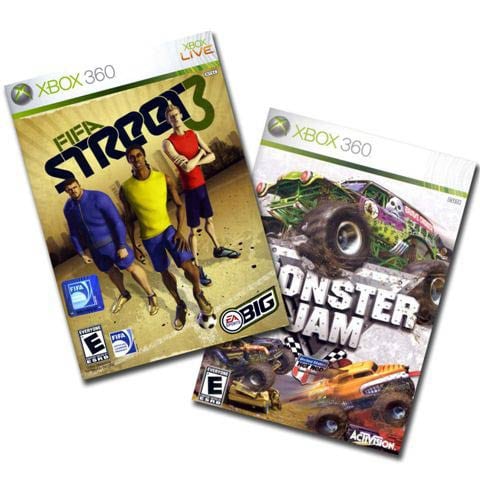 Xbox360   FIFA Street 3 & Monster Jam 2pk
