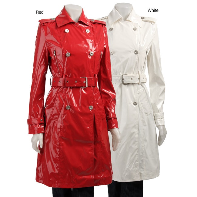 Big Chill Womens Belted Trench Coat  