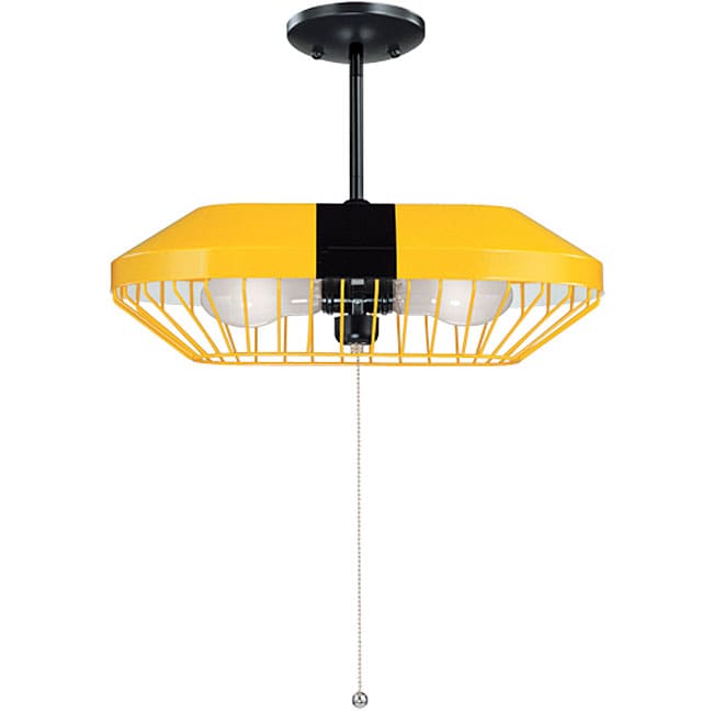   Performance Yellow Adjustable Garage Pendant  