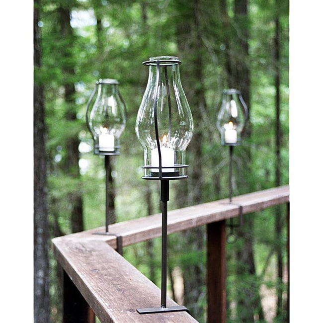 Pewter Love Bracket Torches (Set of 3)  