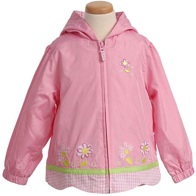 Rothschild Toddler Girls Pink Hooded Spring Jacket  